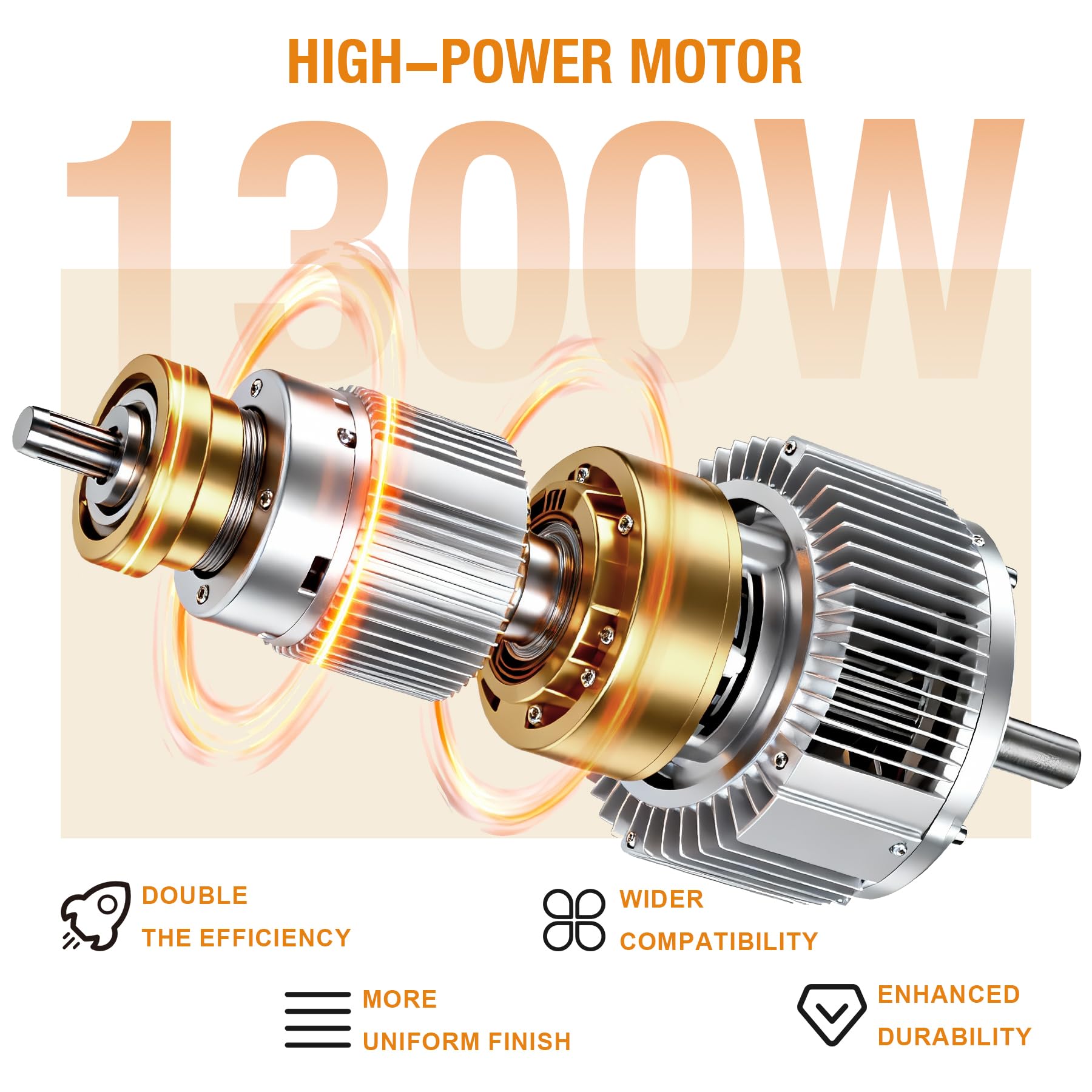 MAXXT Spruzzatore di Vernice Airless Elettrico 1300W, Pistola a Spruzzo per Recinzioni, Giardino, Mobili, Pareti e Porte, Fai-Da-Te