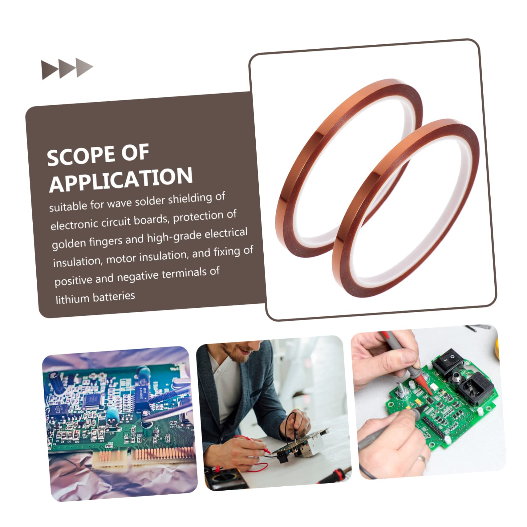 FUNOMOCYA Heat Transfer Adhesive Tape Set 2 Rolls Sublimation Tapes High Temperature Resistance