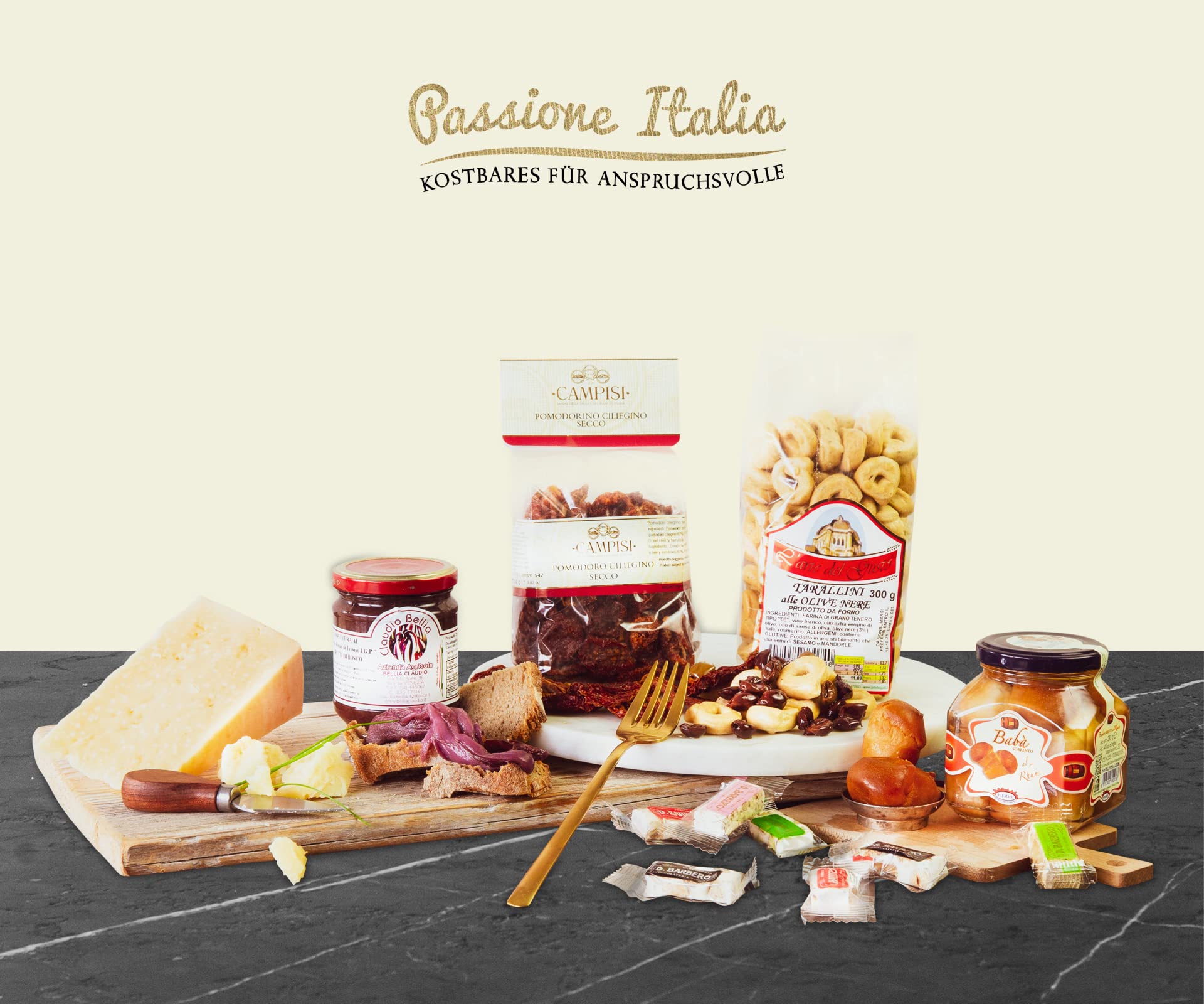 Delikatessen Geschenkkorb DOLCE&SALATO mit ausgesuchten italienischen Spezialitäten Feinkost