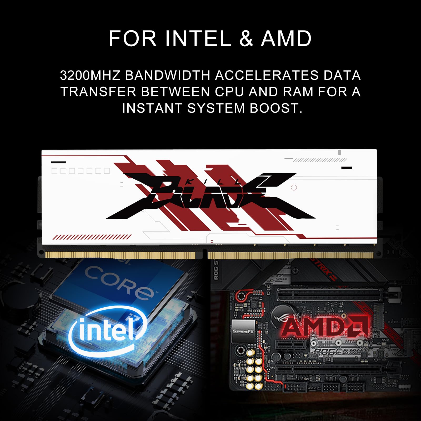 Amazon.co.jp: PUSKILL 16GB キット (2x8GB) DDR4 RAM 3200MHz PC4