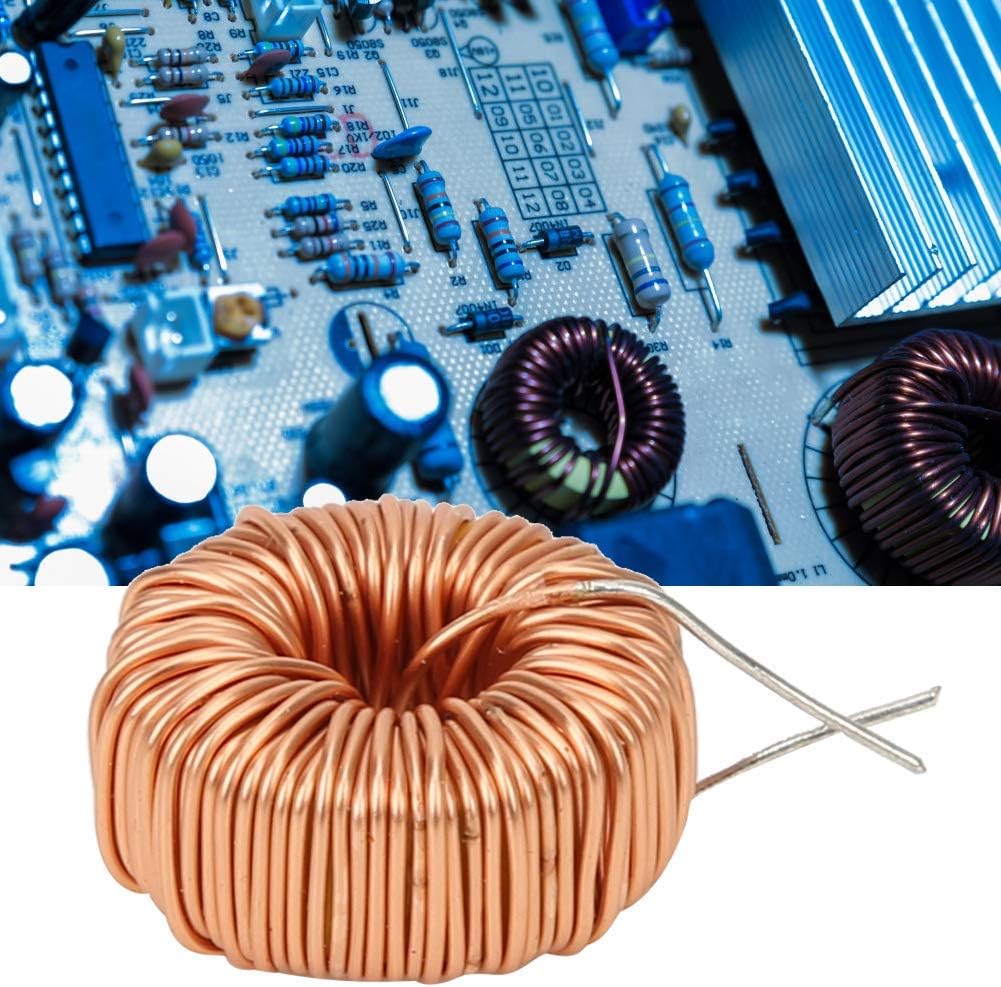 20pcs Toroid Inductor Kit, 330µH Small Sized Copper Coil Inductors with 3A Current Rating for DIY Electronics Projects, PCB Prototyping and Circuit Design