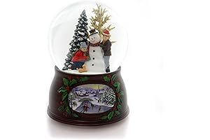Musical Kinds and Snowman Windup Dome 100mm 34150