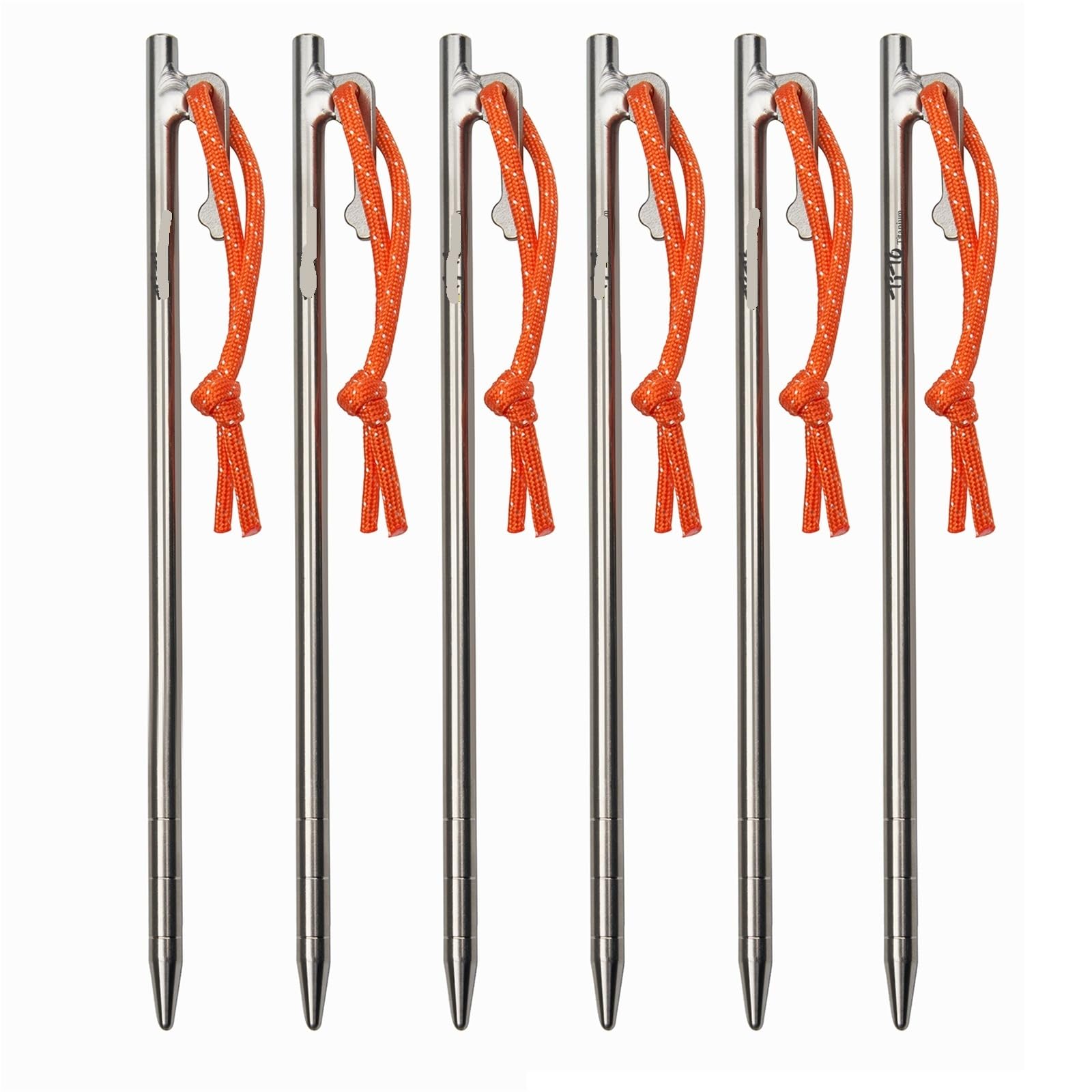 Piquetas Camping 20/24/30/35/40cmTent Pegs Outdoor Camping Nail Anti-Bending Heavy Duty Canopy Stake(8X 300 6PCs)