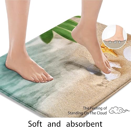 Miniatura 6 de Tayney Juego de 4 cortinas de ducha con cubierta de tapa de inodoro y alfombras antideslizantes, juego de 4 cortinas de ducha con diseño de concha