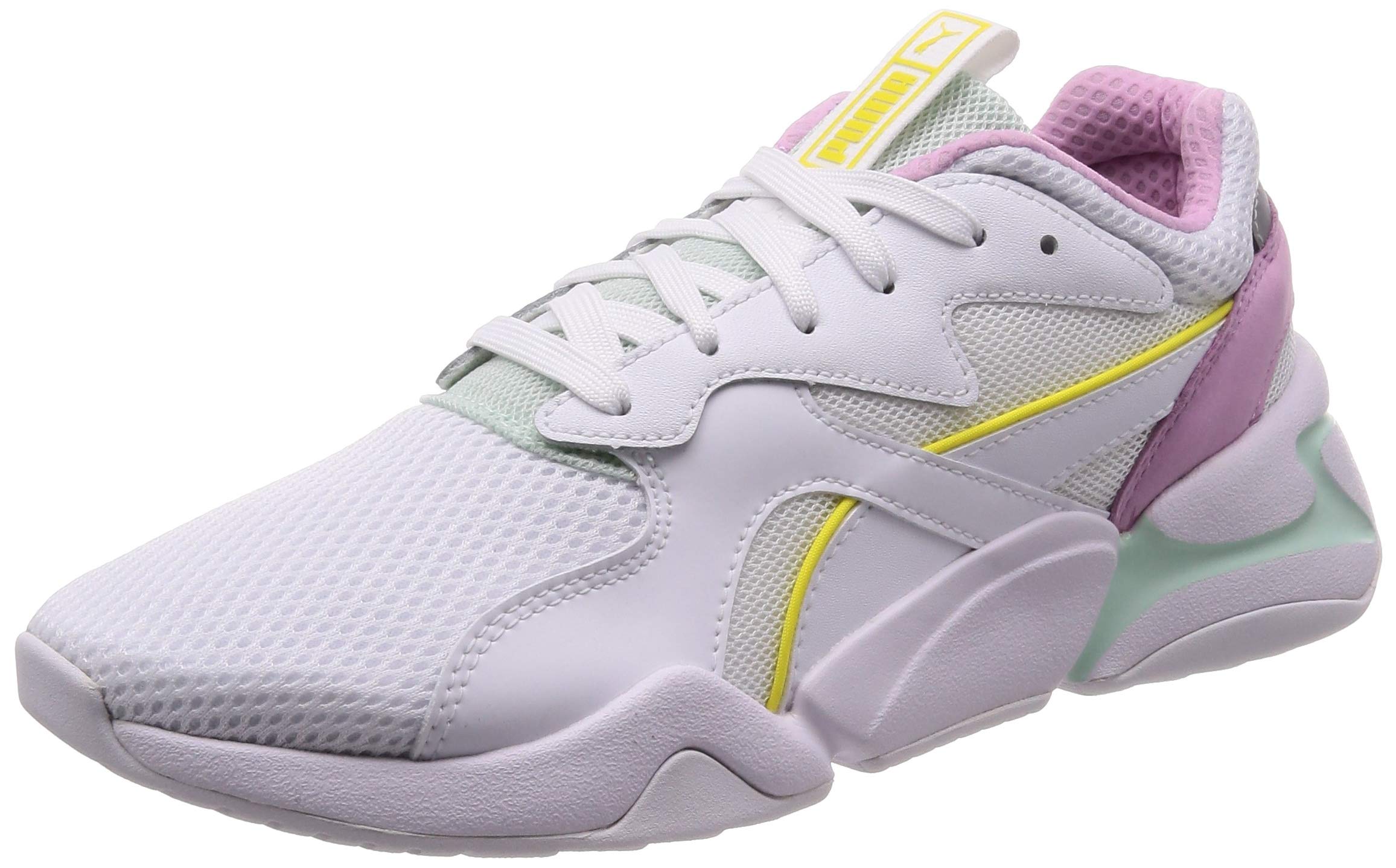 Puma Women's Nova Mesh WN's Low-Top Sneakers, White White-Fair Aqua 3, 3.5  UK: Amazon.co.uk: Fashion