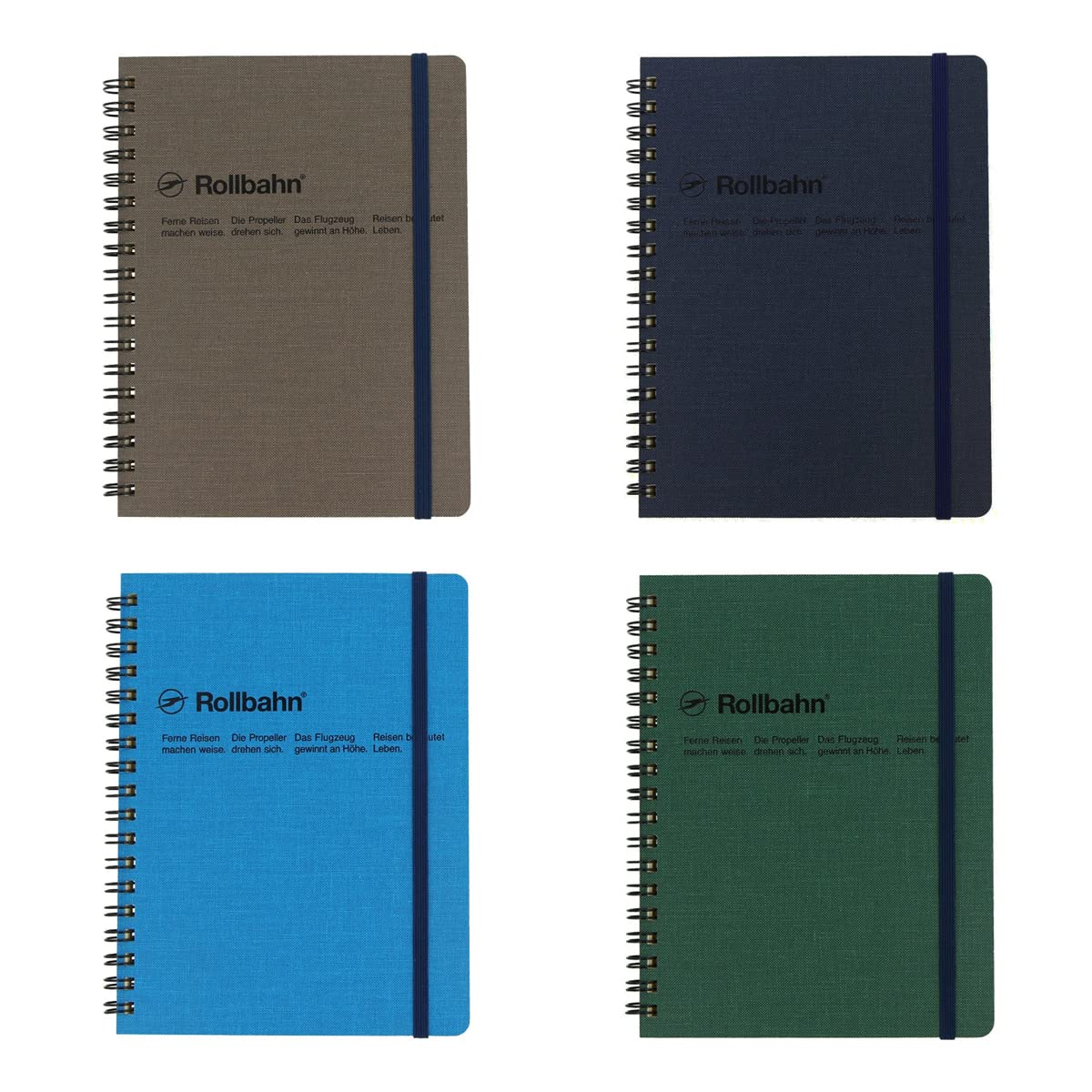 Delfonics Rollbahn Spiral Cap-Martin Notizbuch: 5-1/2 in. x 7 in. (Grün) / B6 notizbuch