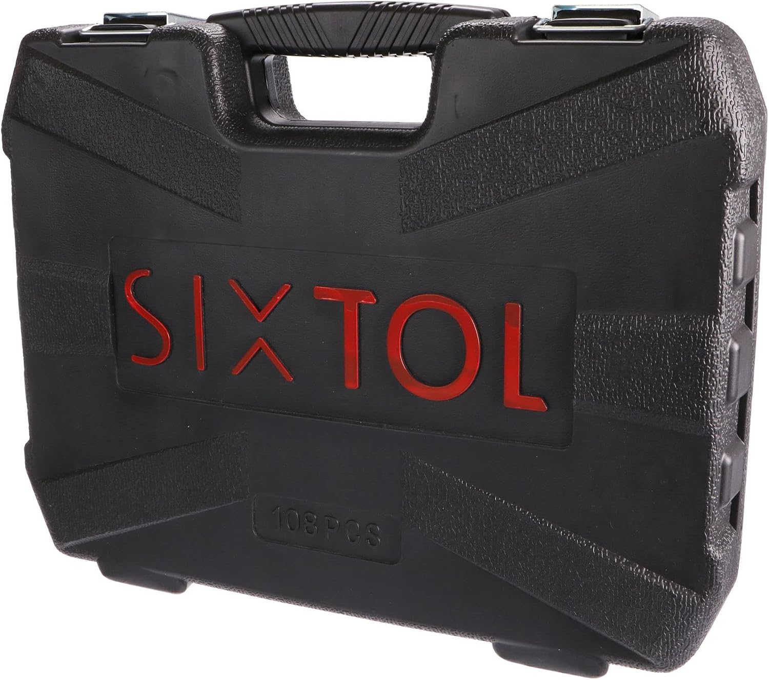 Tool Set 108 Gola Set in Case 1/4 Inch and 1/2 Inch Ratchet Metal Clasp