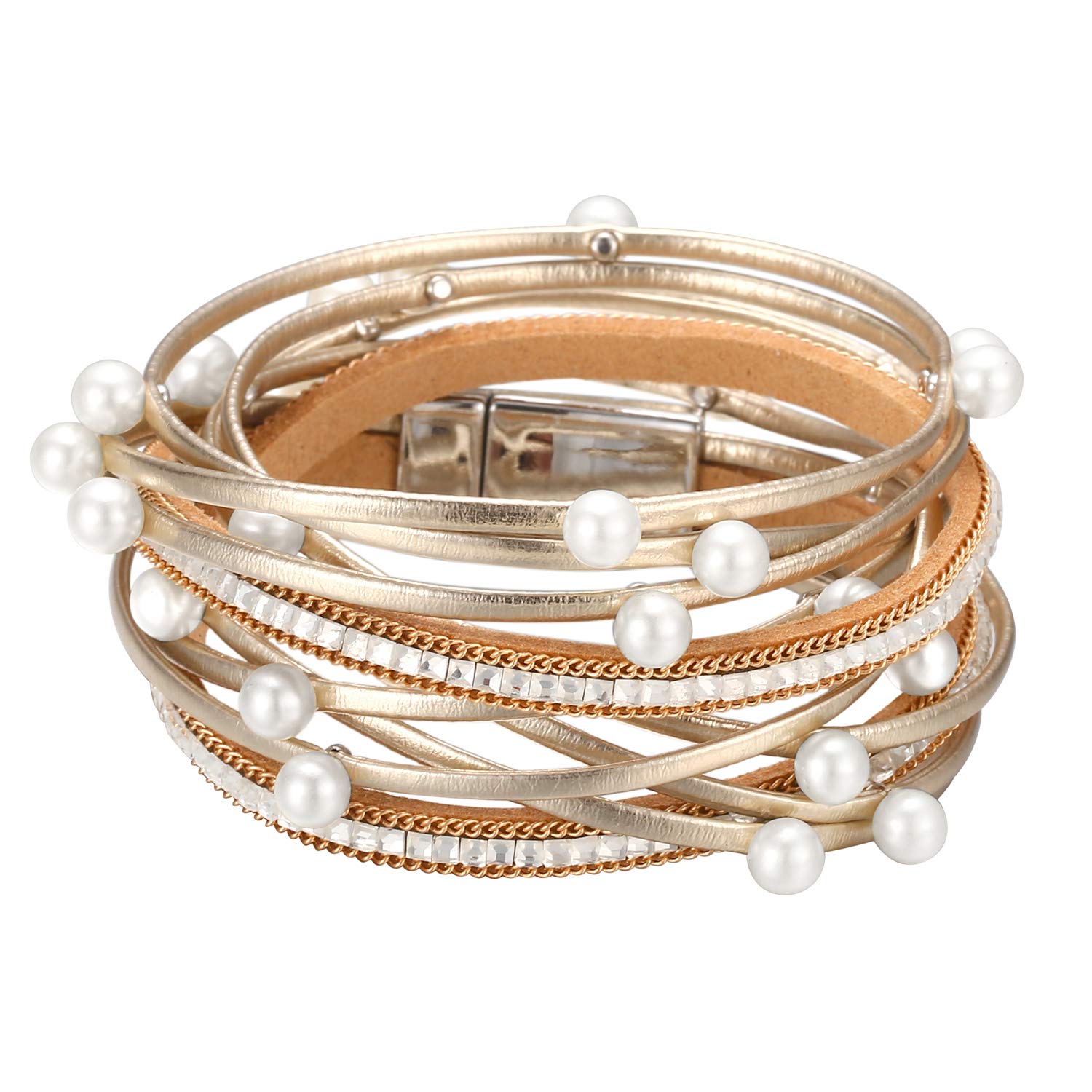 Dainty Evil Eye Bracelets for Women, Gold Plated Adjustable Evil Eye Lucky Amulet Chain Bracelet Jewelry Gifts