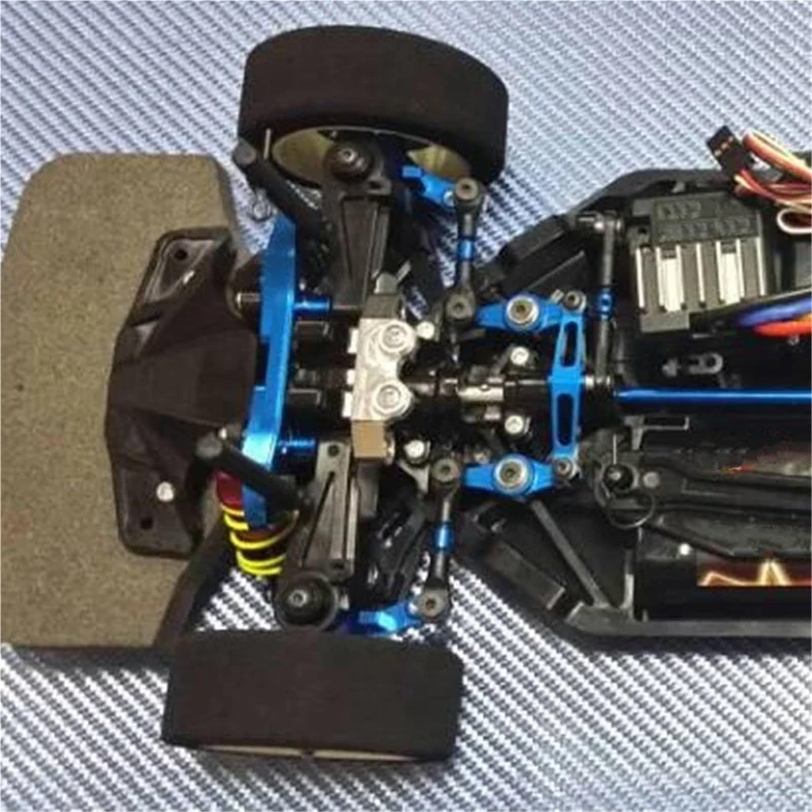 Per TAMIYA Per TT02 Per TT01 1/10 Rc Auto Crawler 3 Pz Tirante Collegamenti Canne Sterzo Parti Aggiornamento Accessori Modificare RC Modelli Pezzi