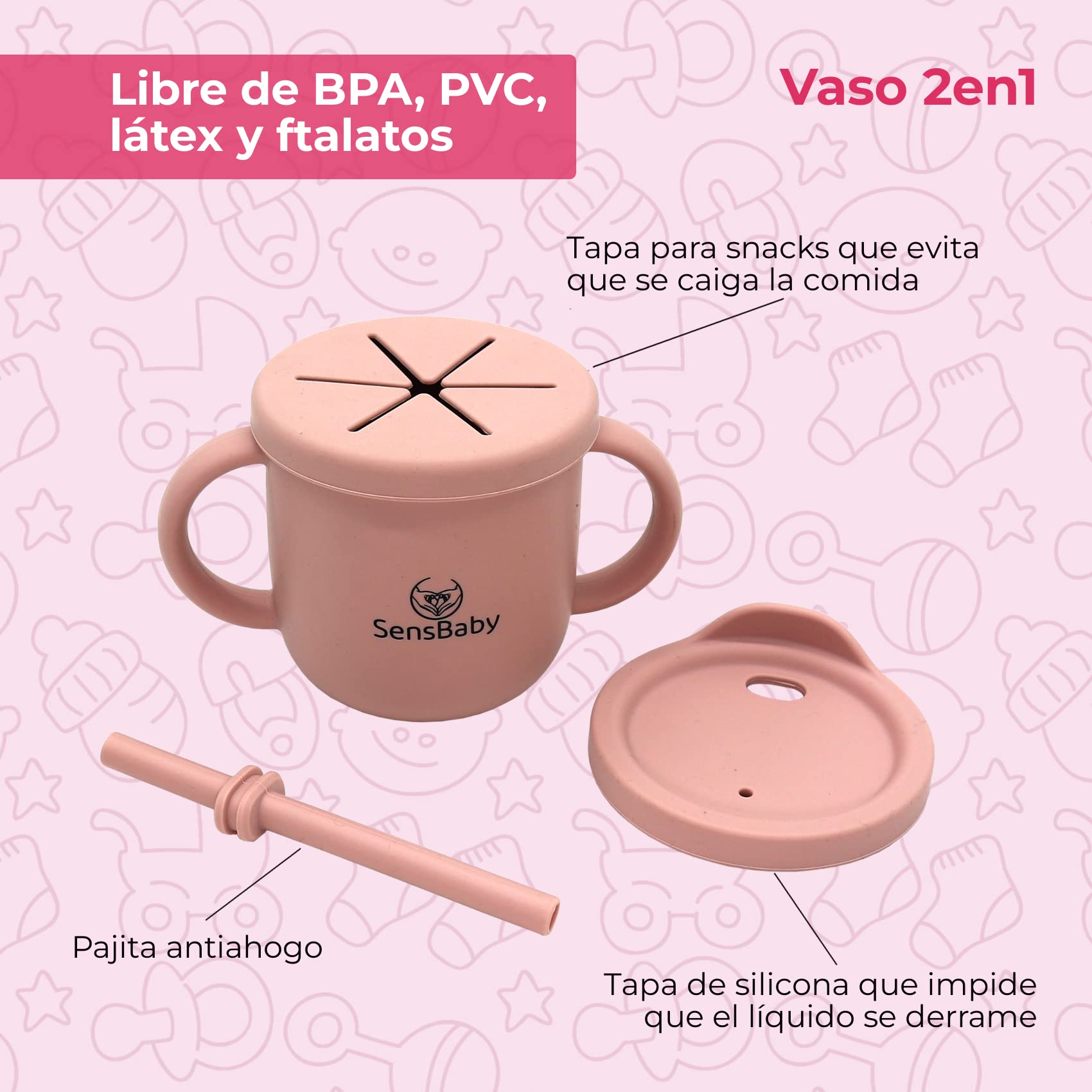 Vajilla Infantil de Silicona - Platos con Ventosa, Set Personalizado para Bebé