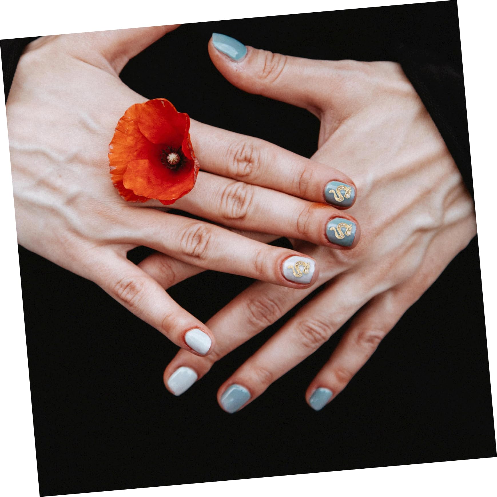 Healeved 250pièces Décorations De Manucure Forme De Dragon De Charms Zircon Pour Accessoires De Nail Art Élégants Et Décorations De Manucure Pour Femmes