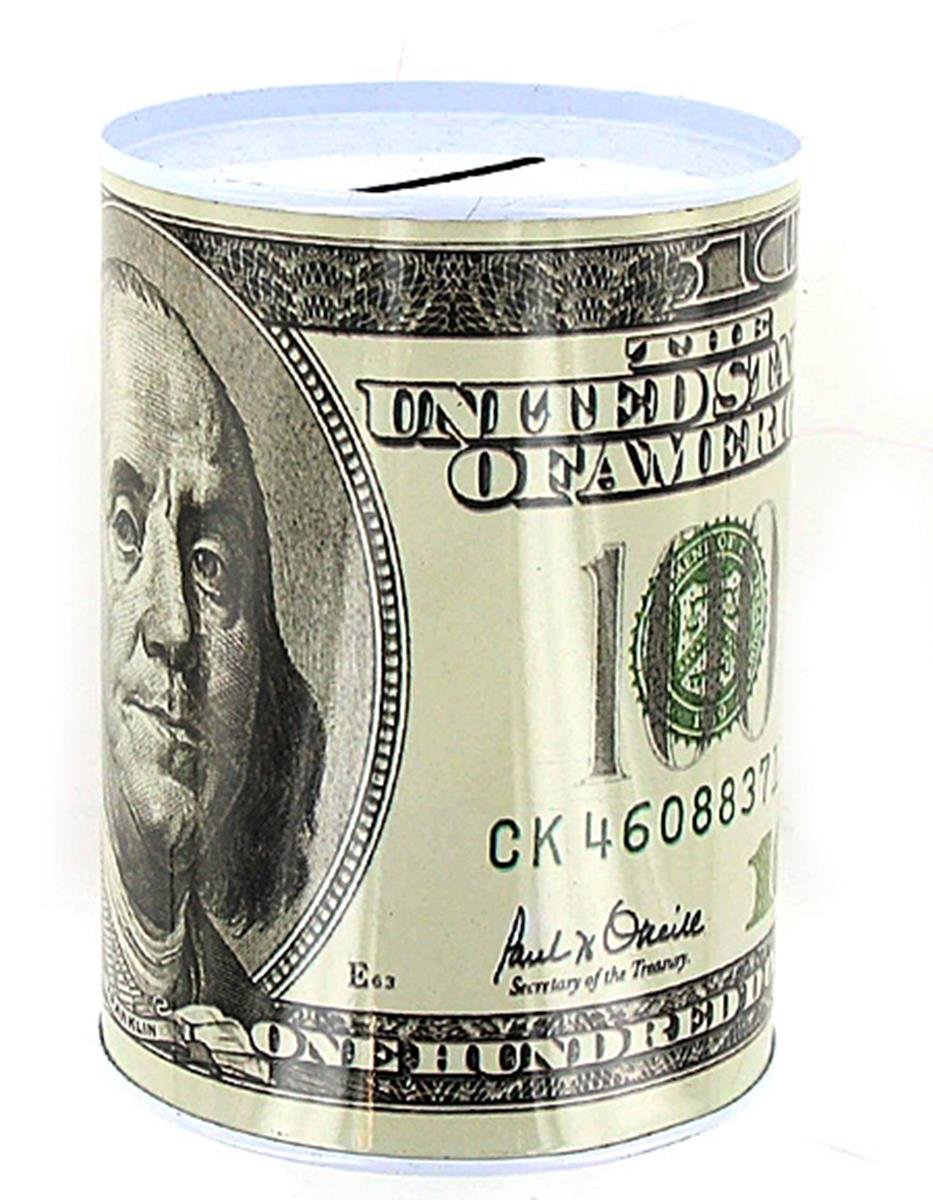 Amazon.co.jp: 100 Dollar Bill Tin Money Bank : おもちゃ