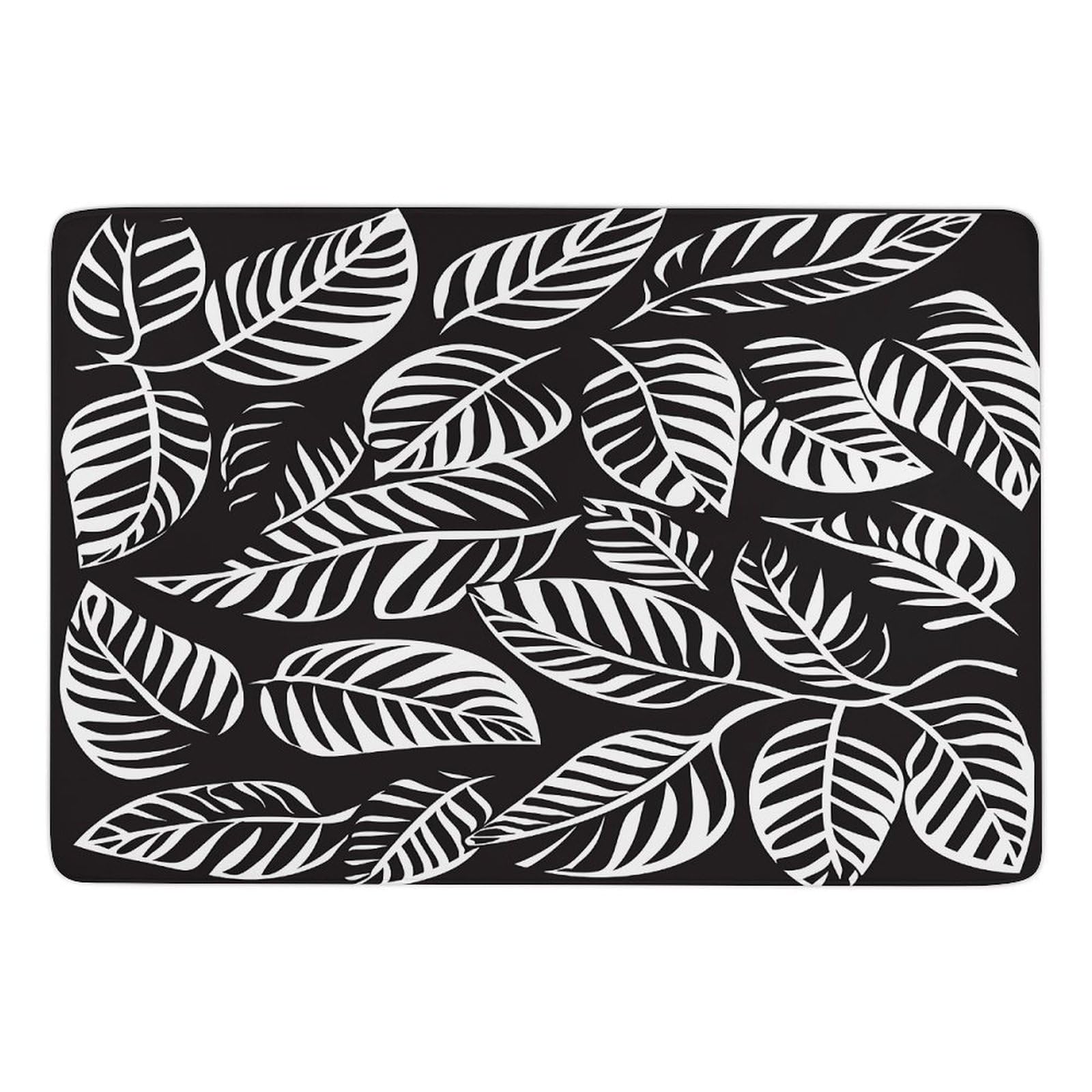 Tapis de salon en velours avec motif feuille pour réchauffer votre terrasse