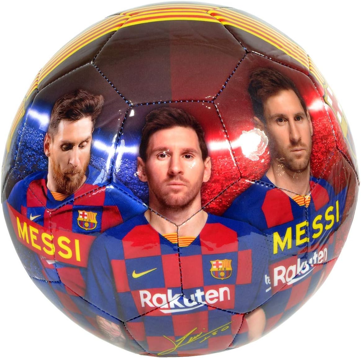 Football Ball – Size 5 – Barca FC Barcelona – Messi – Crest