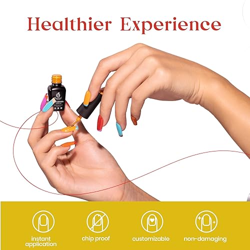 Miniatura 7 de Beetles - Kit de esmalte de uñas de gel colección Retro Beloved 20 unidades esmalte de uñas color rosa nude kit de iniciación de esmalte de gel con