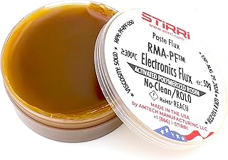 STIRRI-RMA-PF Rosin Mildly Activated solder paste flux - For Universal Soldering Electronics DIY - Easy to Solder Circuit Boards & Copper Electrical Wire - No Clean Electroflux