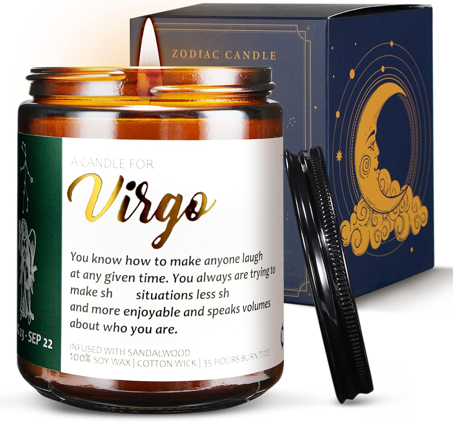 Virgo Gifts for Women Virgo Scented Candles 丨 Zodiac Soy
