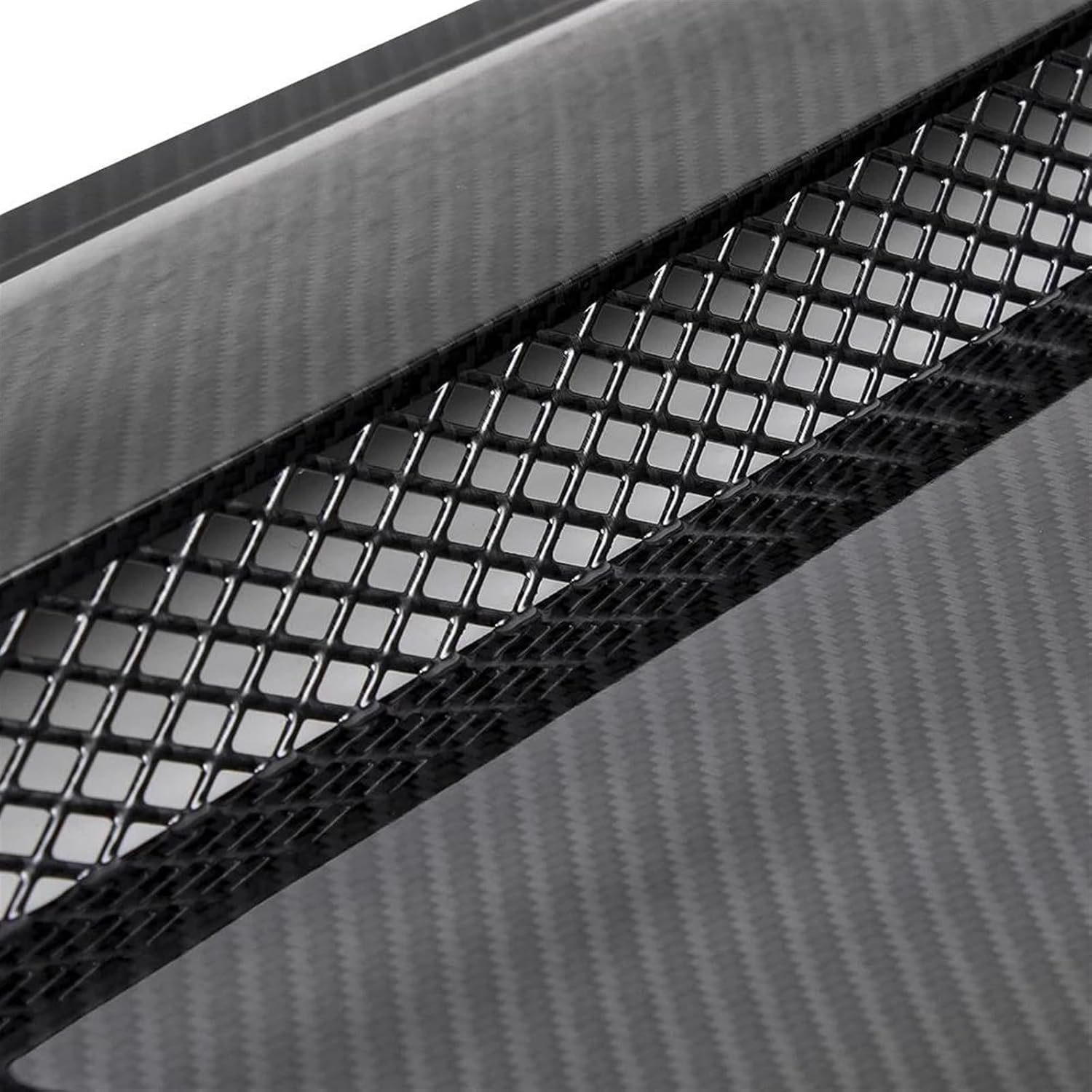 Hood Intake Decorative 1pc Hood Vent Trim Air Flow Intake Hood Scoop Vent Bonnet Decorative Cove Hood Vent Cover Car Body Decor RS-LKT056