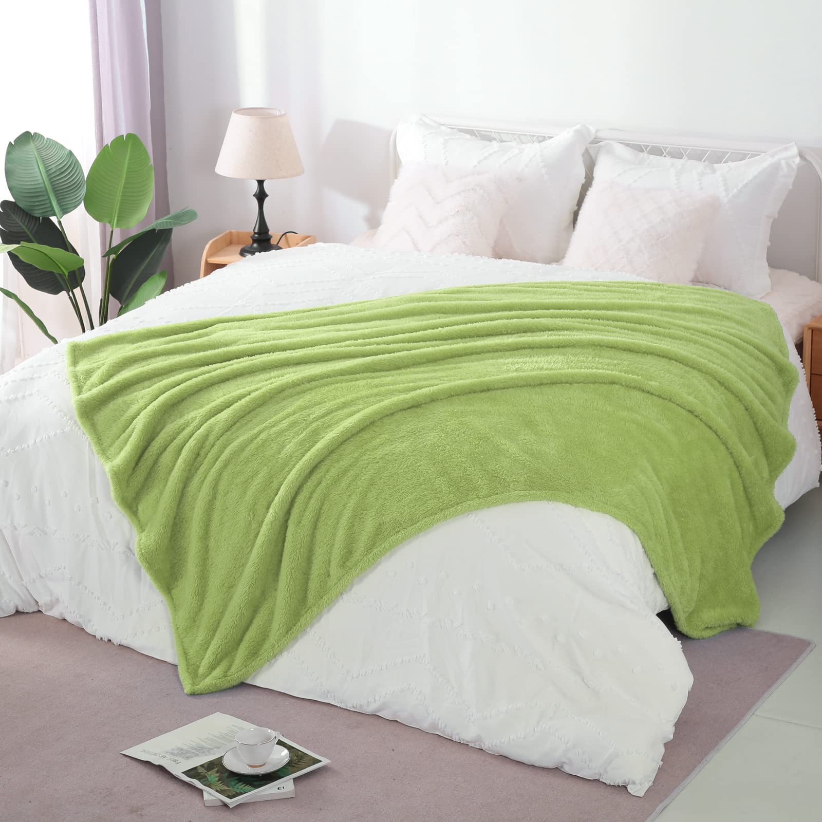 Panku Überwurfdecke Grau – Superweiche Fleecedecke, 127x152 Cm, Für Sofa & Bett, OEKO-TEX Zertifiziert
