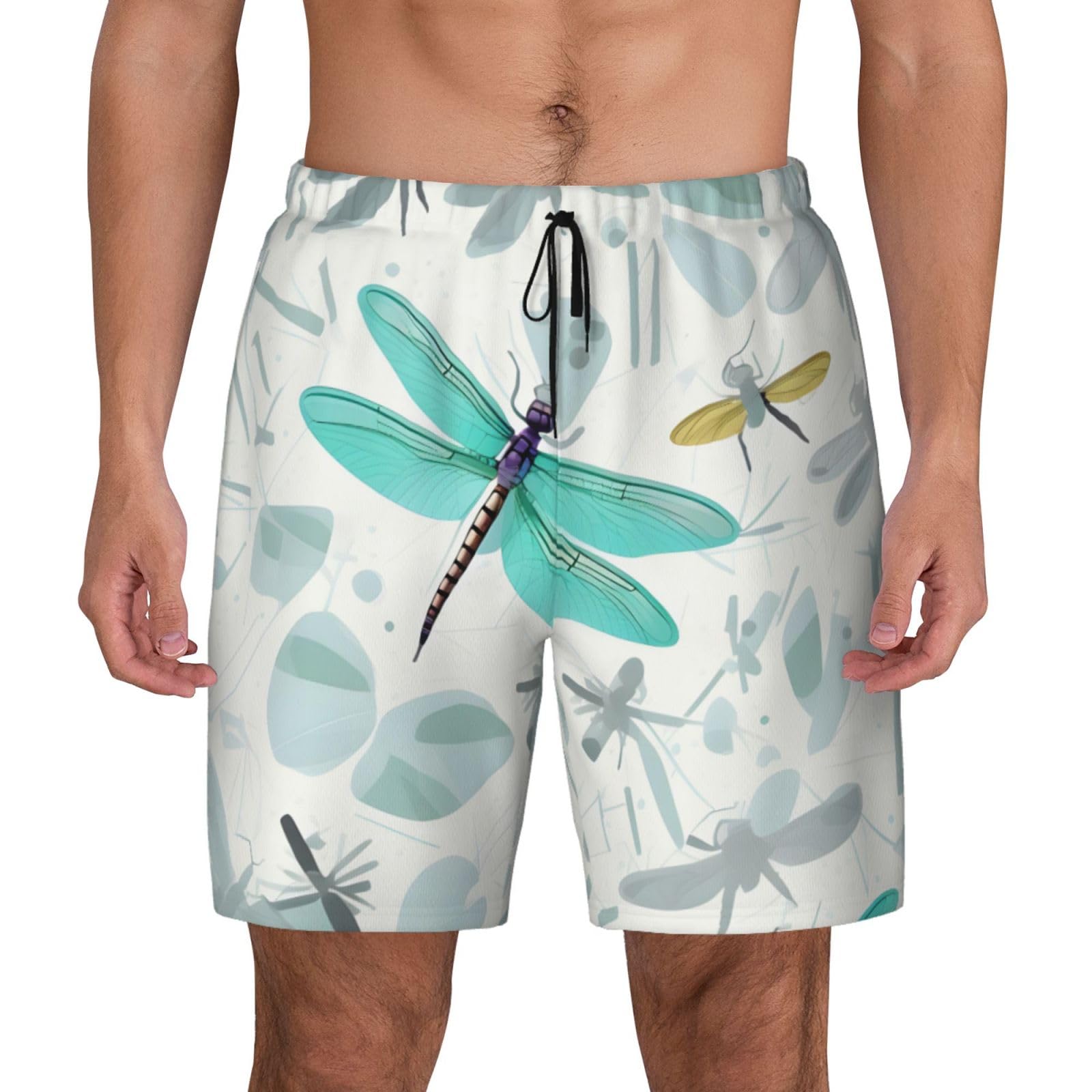 Short de bain respirant vert contre irritations de plage - 8