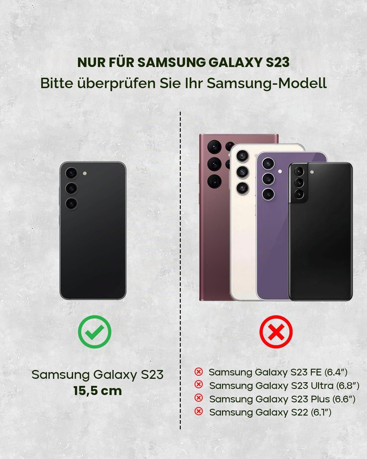 Porter Riley - Lederhülle für Samsung Galaxy S23 5G. Premium Echtleder Standhülle/Cover/Brieftasche (Schokoladenbraun)