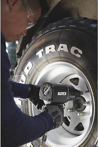 Miniatura 9 de Klutch Llave de impacto neumática accionamiento de 34 pulgadas, 7 CFM, 1,500 pies.-Lbs. Torque