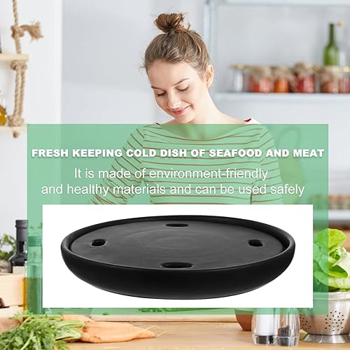 Miniatura 3 de Cabilock Inicio Plato de restaurante Plato de sushi japonés fresco Bandeja de sushi Placa de comida japonesa de hielo