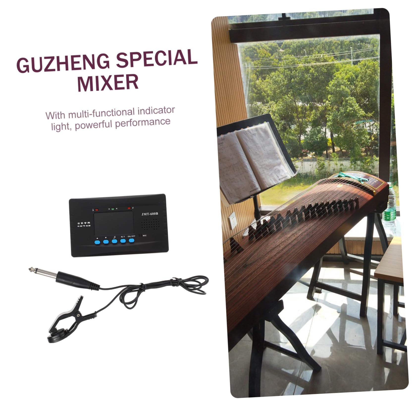 3sätze Hochsensitiver Guzheng Tuner Mit Metronom Stimmgerät Für Guzheng-spieler Lcd-anzeige Und Tragbares Design Für Präzises Und Rhythmus