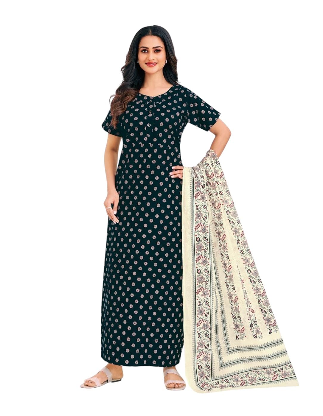 Dupatta Cotton Nighty Vol-17-picture-48