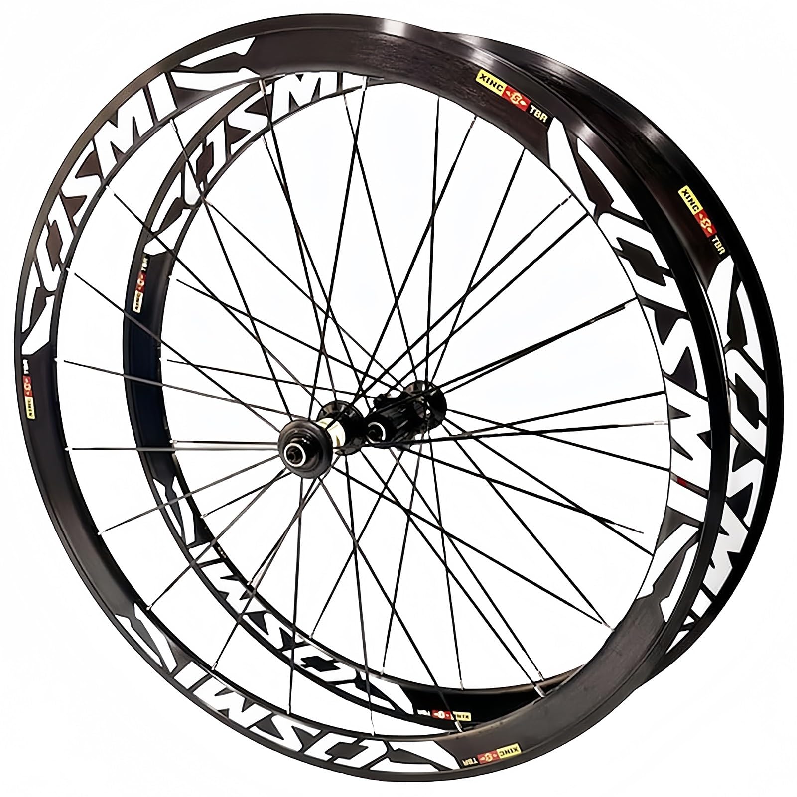 Juego de Ruedas de Bicicleta 700C, Freno de Llanta, Ruedas de Bicicleta de Carretera, 20/24H, Soporte de Llanta de Aleación de Aluminio,Cassette de 7 A 12 Velocidades