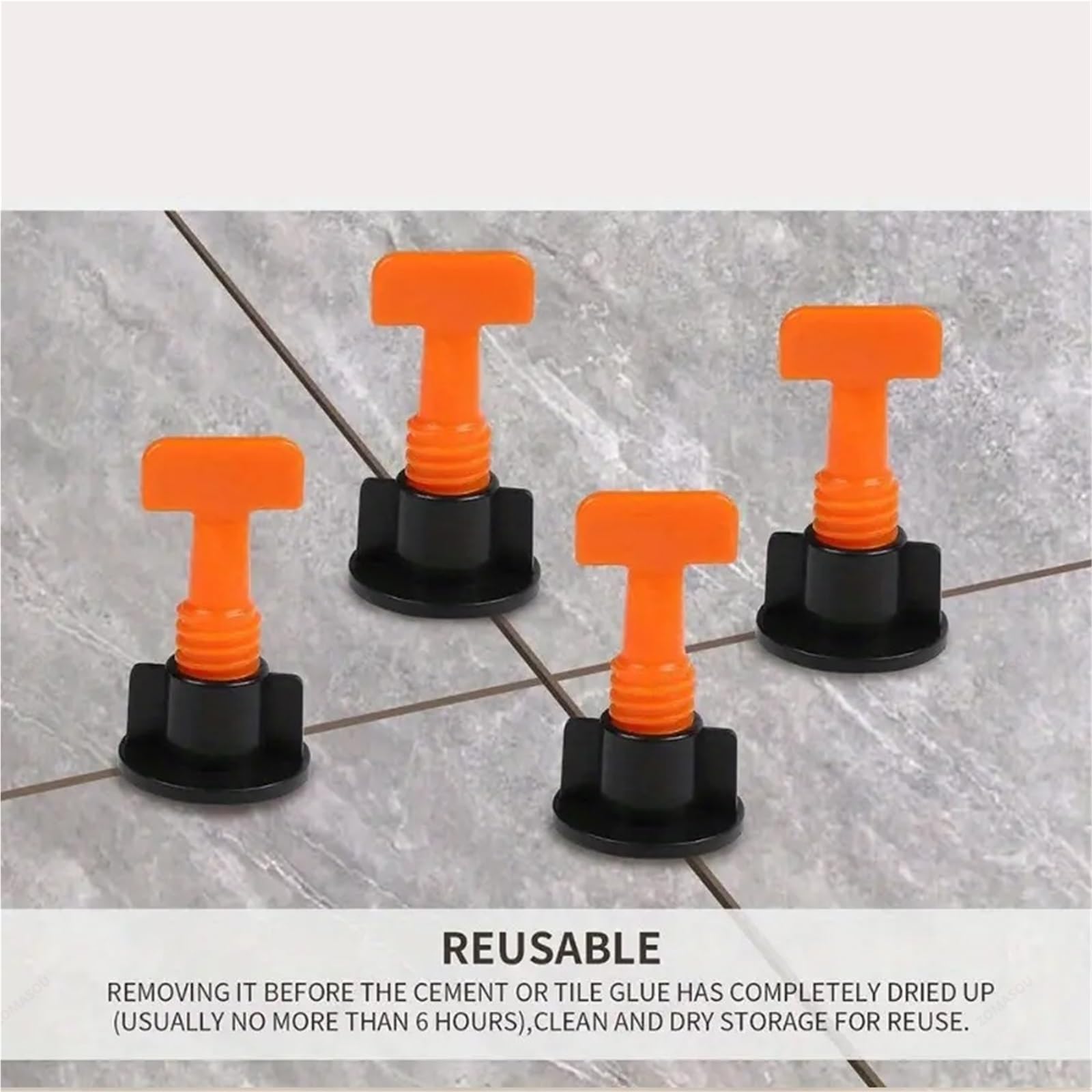 Sistema de nivelación baldosas cerámica for pisos, clips espaciadores, kit porcelana, herramientas construcción for la colocación y fijación a pared Para Paredes De Pisos(Black 204Pcs)