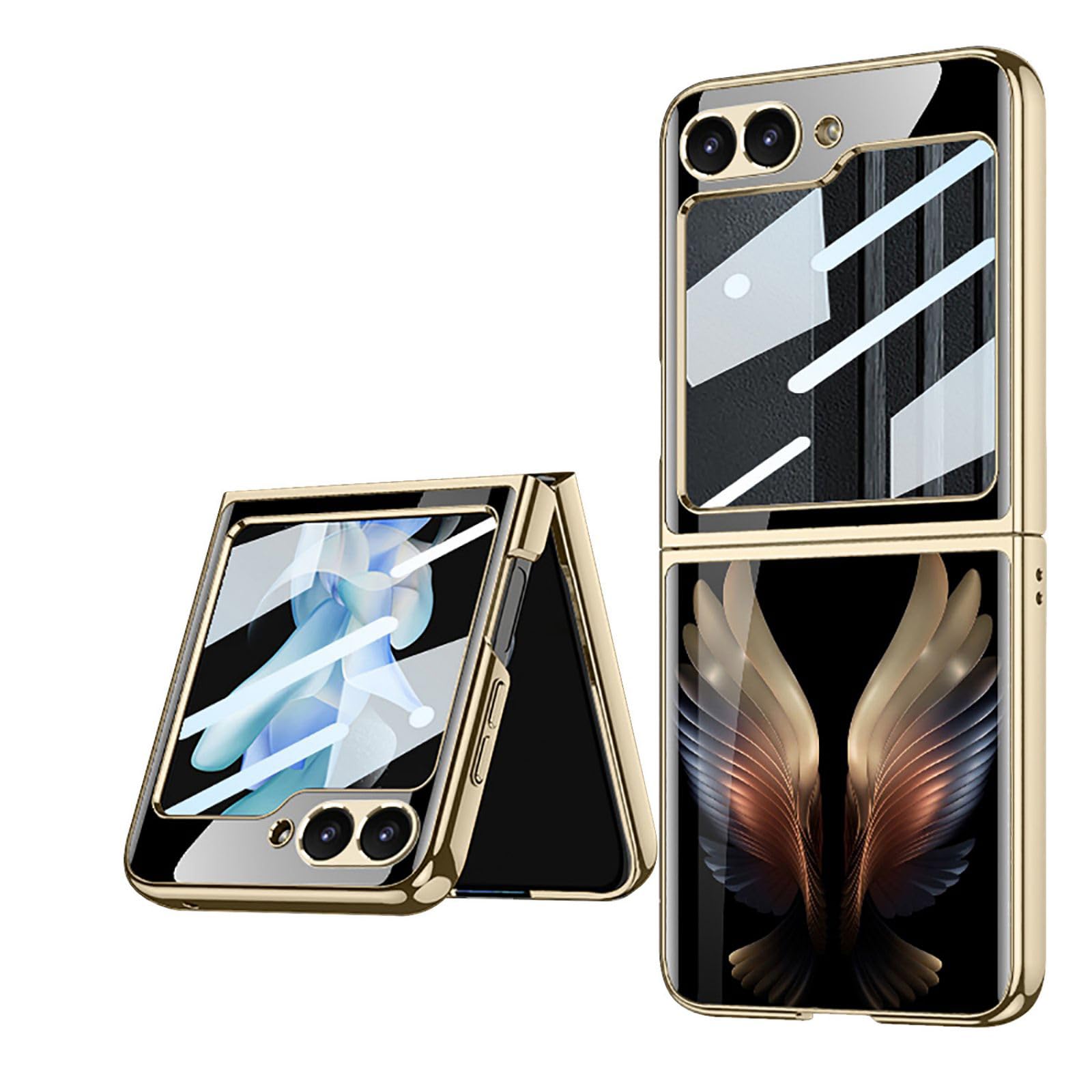 COQUE Hülle für Samsung Galaxy Z Fold 7 Cover,6D Mikrogepräg