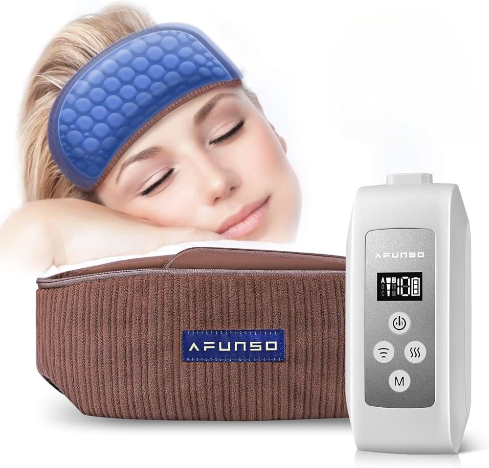 【限定1品✨】ヘッドケア ヘッドバンド 空気圧 温感機能 静音 タイマー機能 限定1品✨】ヘッドケア ヘッドバンド 空気圧 温感機能 静音