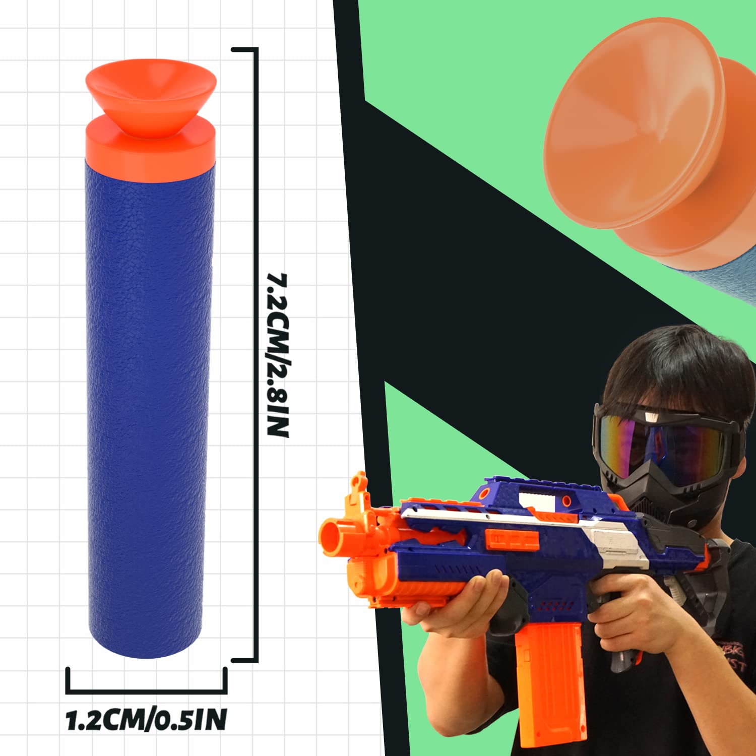 Amazon.co.jp: 詰め替えサクションダーツ Nerf Eliteシリーズ