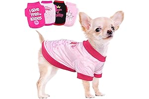 4 Pieces Super Cute and Adorable Teacup Dog Clothes