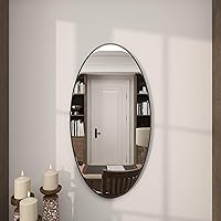 Vista 78 de Deco 79 Espejo de pared simplista de madera con marco minimalista fino, 24 x 1 x 24 pulgadas, blanco