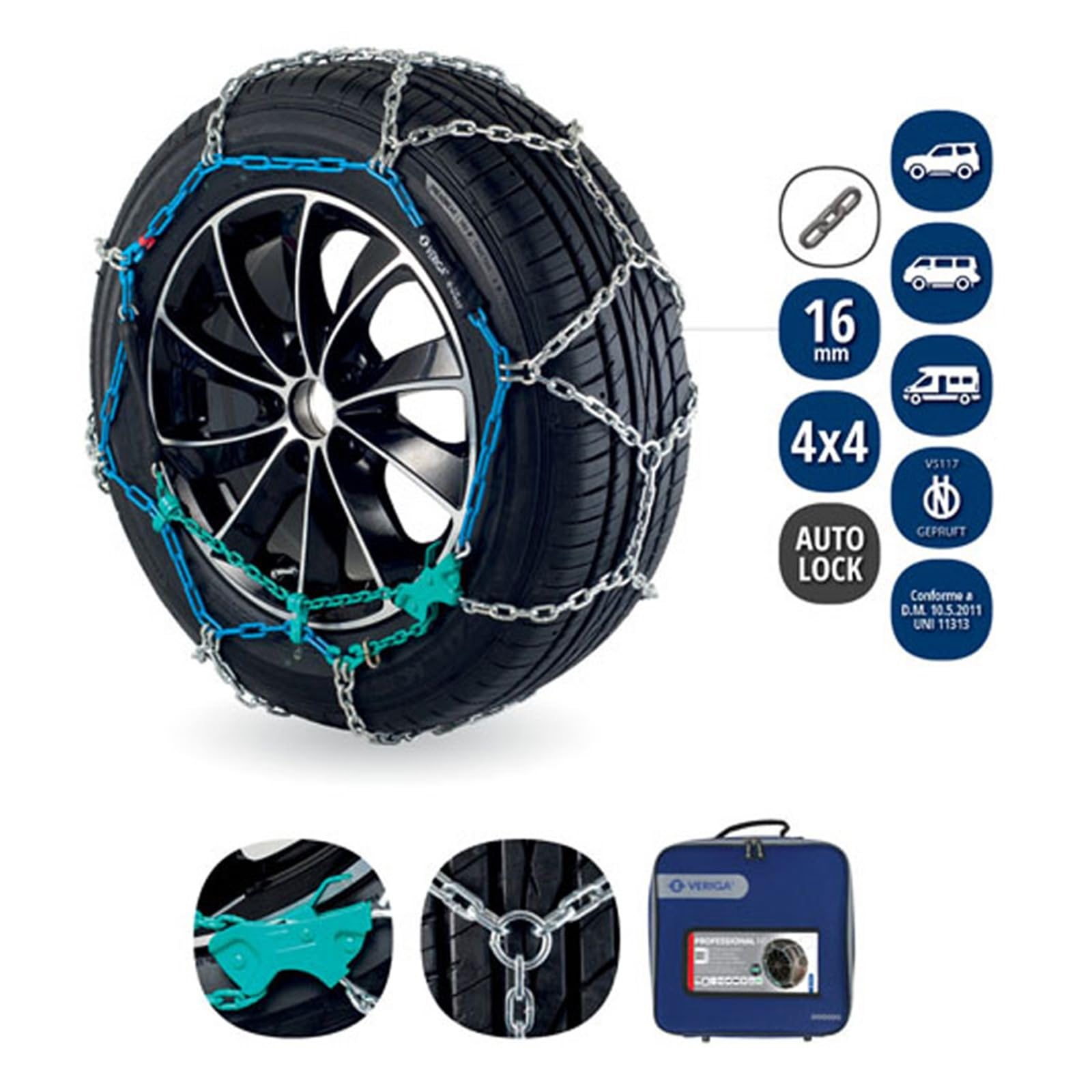 Veriga 28410 - Catene da Neve Professional NT 250
