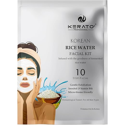 Korean Rice Water Facial Kit - 10 Steps