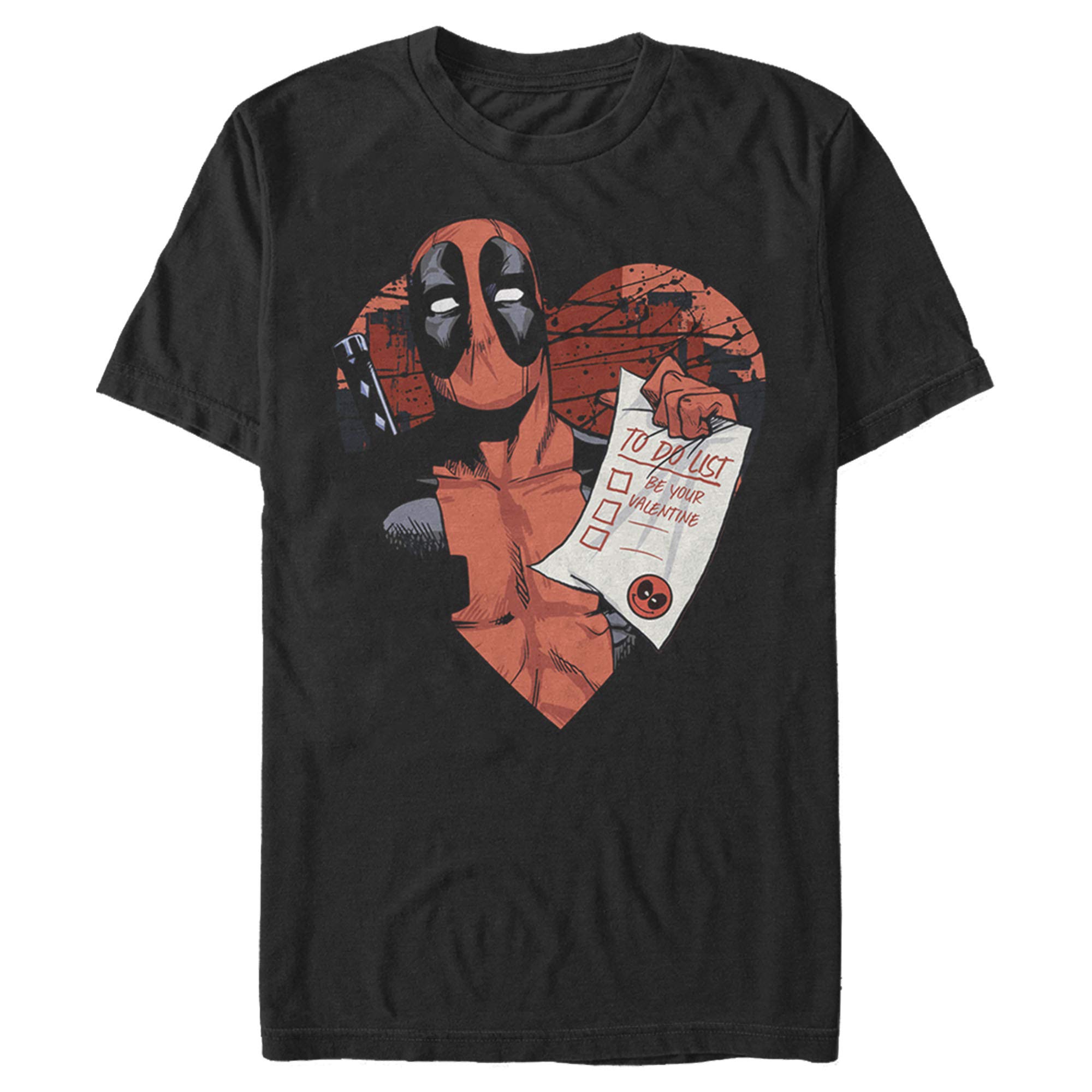 Marvelmens Deadpool List T-Shirt