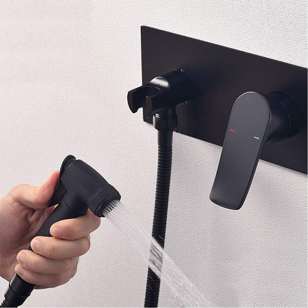 LUNEZY Bidet Faucet,Bidet Toilet Sprayer Set-Handheld Bidet Sprayer Kit-Bathroom Hand Shower for Self Cleaning Sink Faucet Bathroom,BidetFaucet
