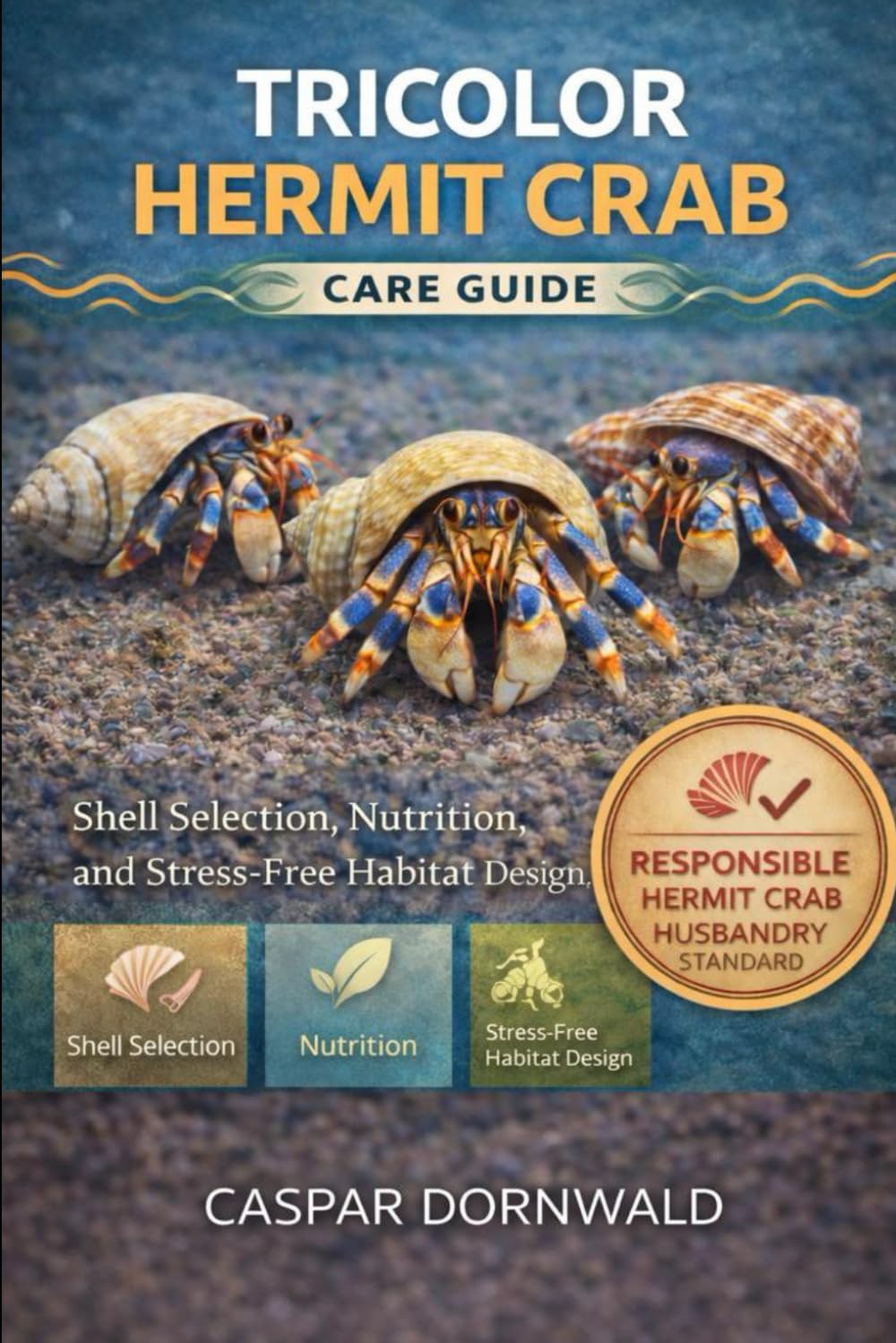 TRICOLOR HERMIT CRAB CARE GUIDE: Shell Selection, Nutrition, and Stress-Free Habitat Design
