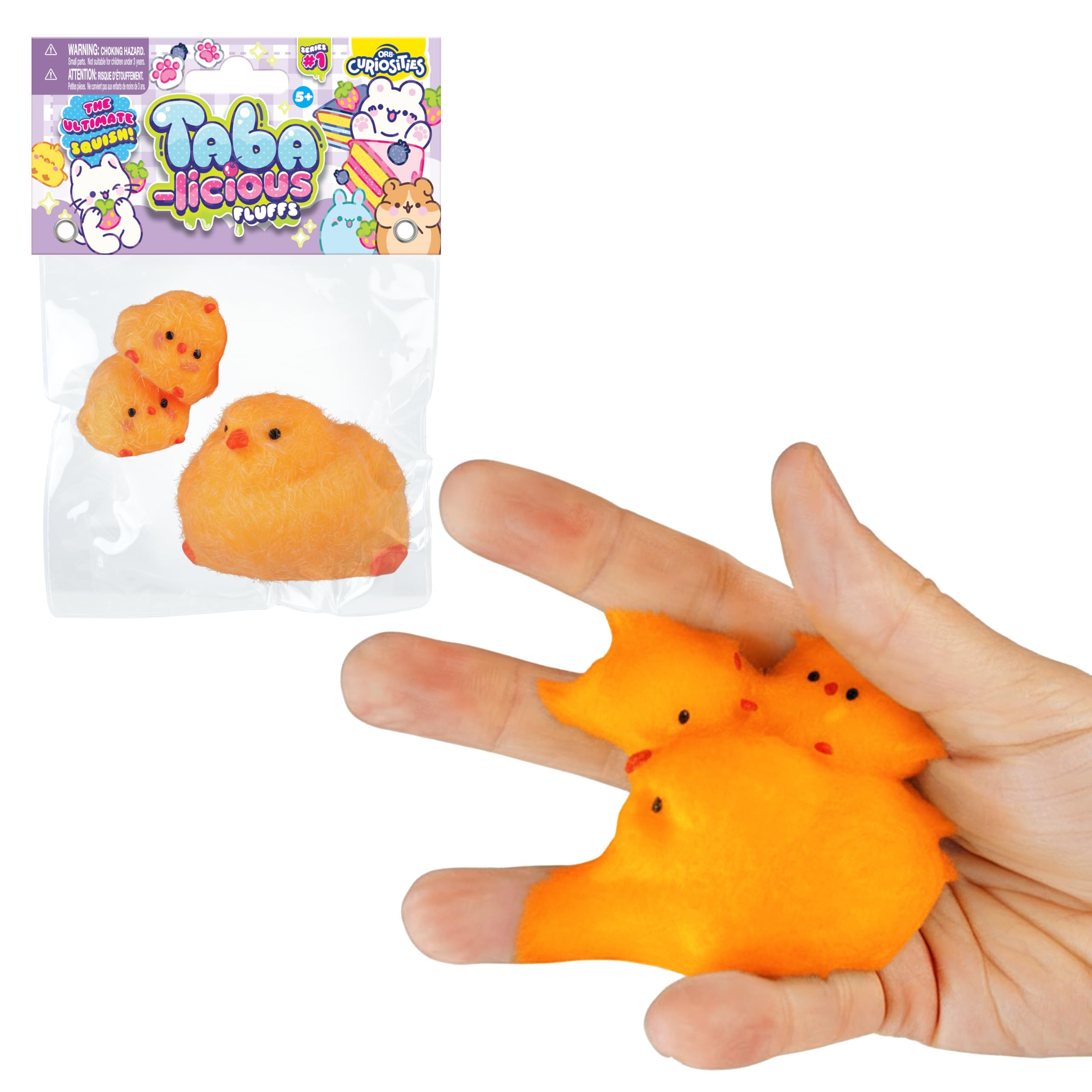 ひよこ Amazon | ORB Tabalicious Fluffs TABA スクイッシーひよこファミリー