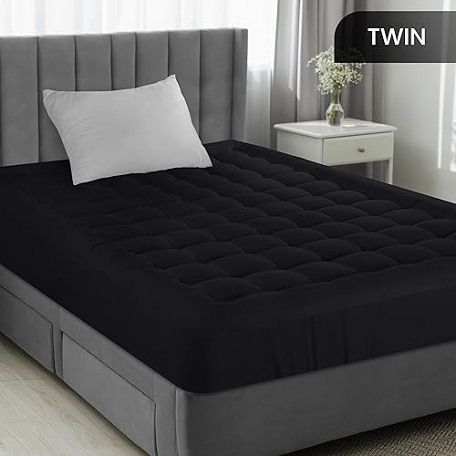Miniatura 33 de Utopia Bedding Protector de colchón tamaño King, protector de colchón acolchado de alta calidad, funda de bolsillo profundo que se estira hasta 16