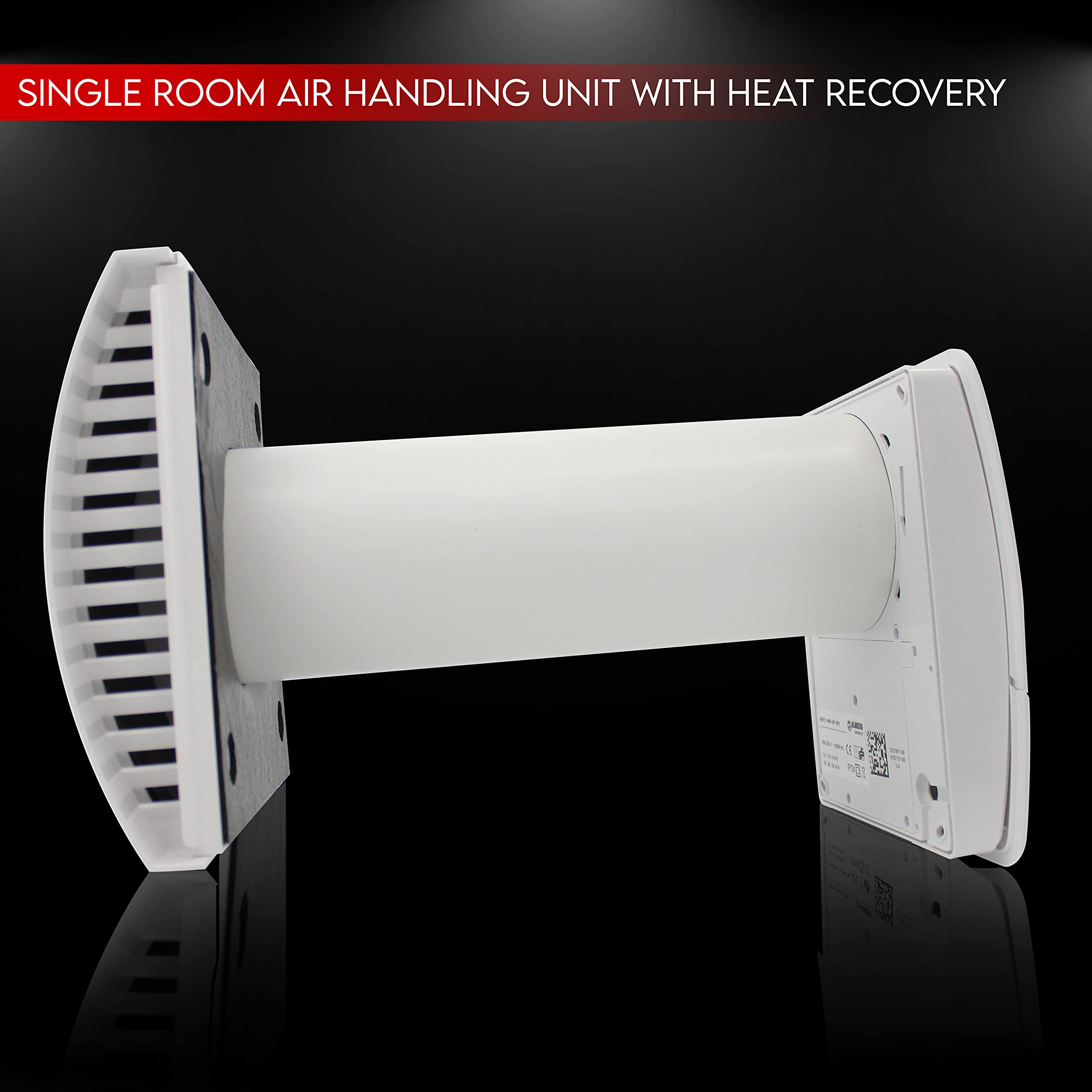 Blauberg HEAT RECOVERY Unit Wall Mounted Silent Decentralised Office  Bathroom Kitchen Toilet Wet Room d-MVHR Ventilator Smart Wifi Control –  White (White) : Amazon.co.uk: DIY u0026 Tools