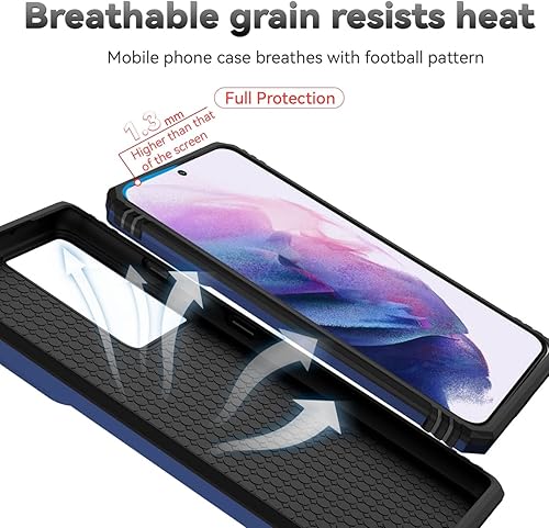 Miniatura 7 de Funda para Galaxy S21 Ultra, Samsung S21 Ultra SM-G998U con protector de pantalla de vidrio templado y cubierta para cámara deslizante, anillo