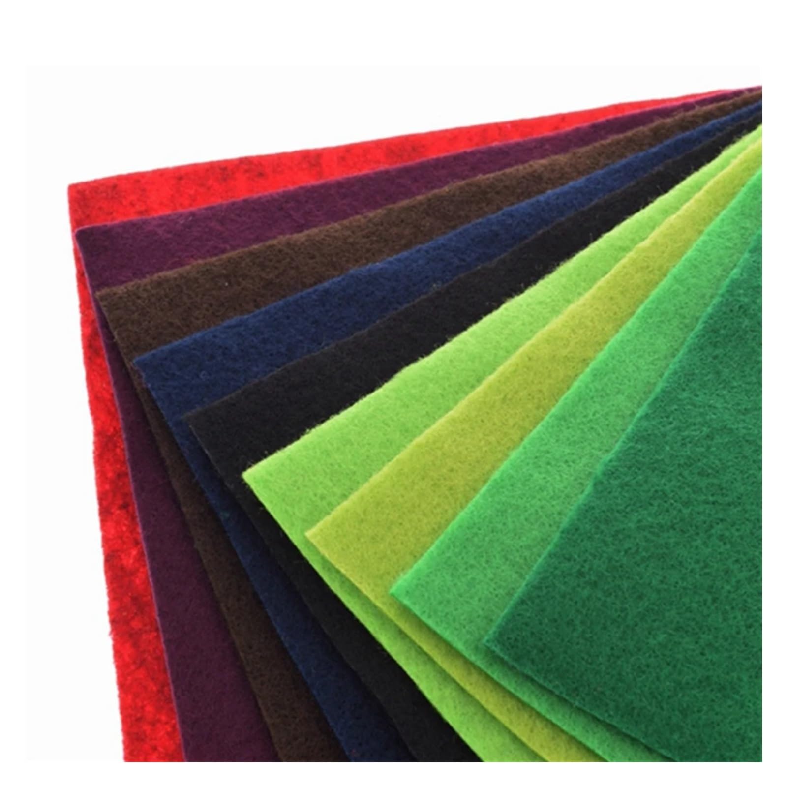 Tela fieltro Tela de poliéster no tejida 1,5 mm grosor, color liso, fieltro for manualidades infantiles, costura y proyectos DIY Fieltro para manualidades