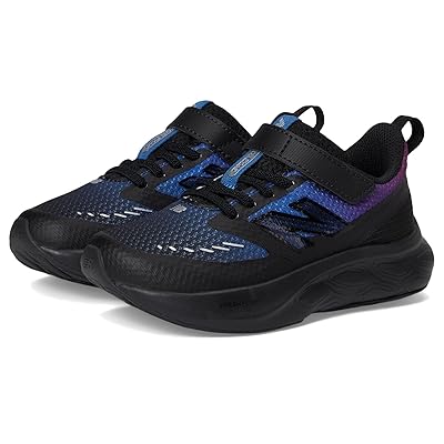 New Balance Kids Fresh Foam 625 Bungee Lace w (Little Kid) Kids Shoes Black/Blue Agate