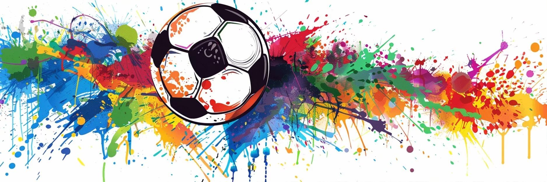 Peinture diamant football 80x220cm grande taille pour habiller les murs d'un bureau