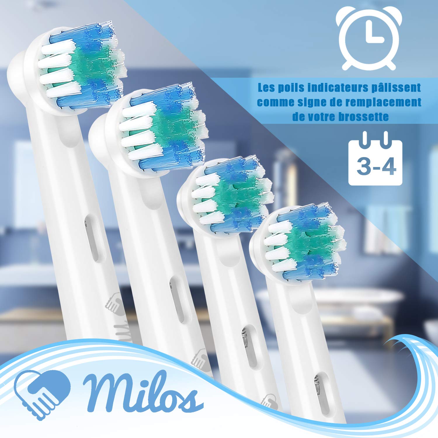 Têtes De Rechange Pour Brosse à Dents Braun Oral B – Marque Générique, Neuves