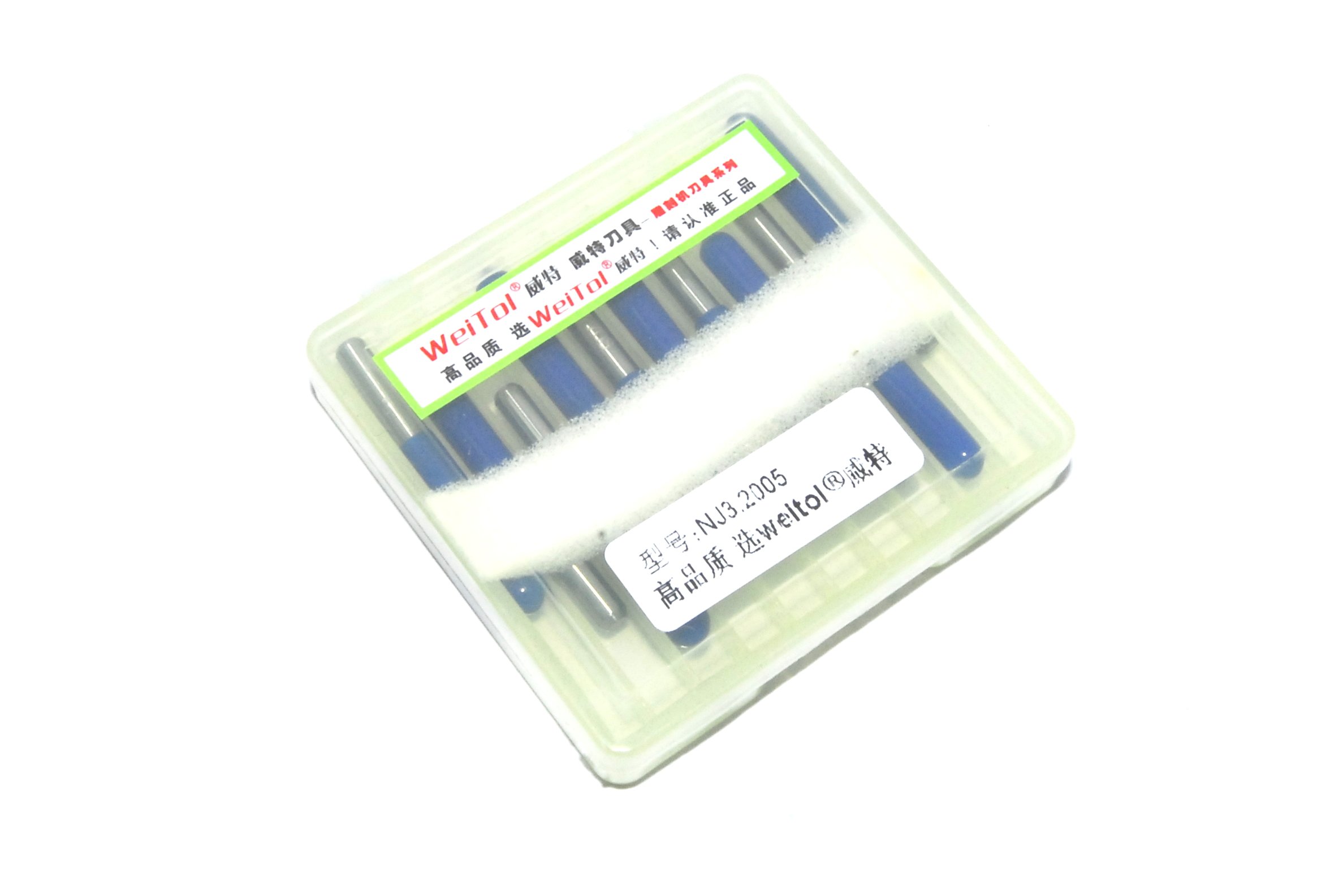 10 pcs 3.175 mm 0,5 mm en carbure de Bits de gravure Fraise End Mill CNC PCB
